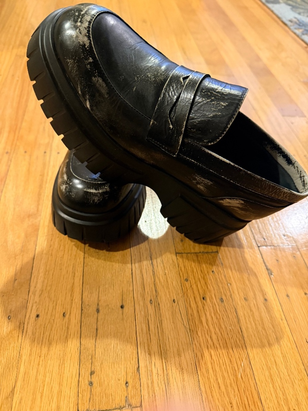 Chunky loafers